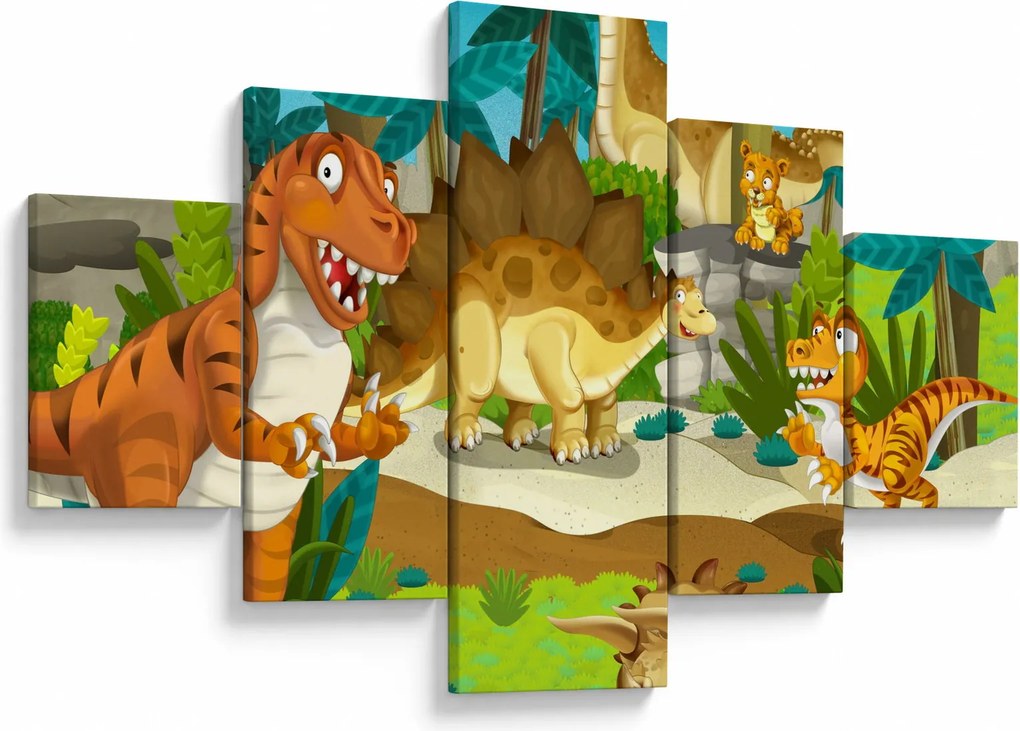 Obraz - Dinozaury (125x70 cm)