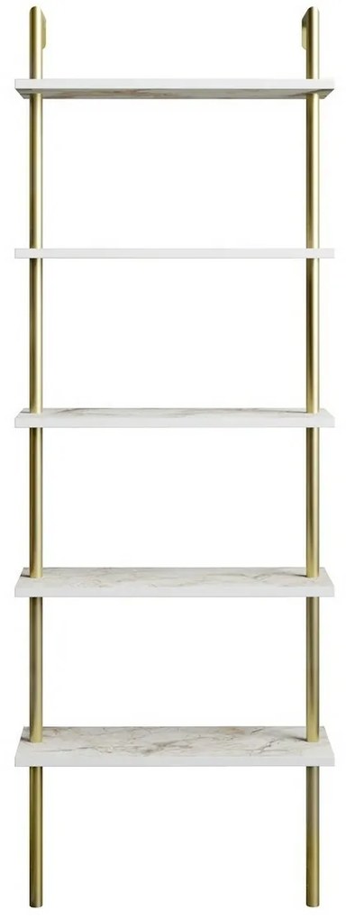 Regał Paula Gold and White