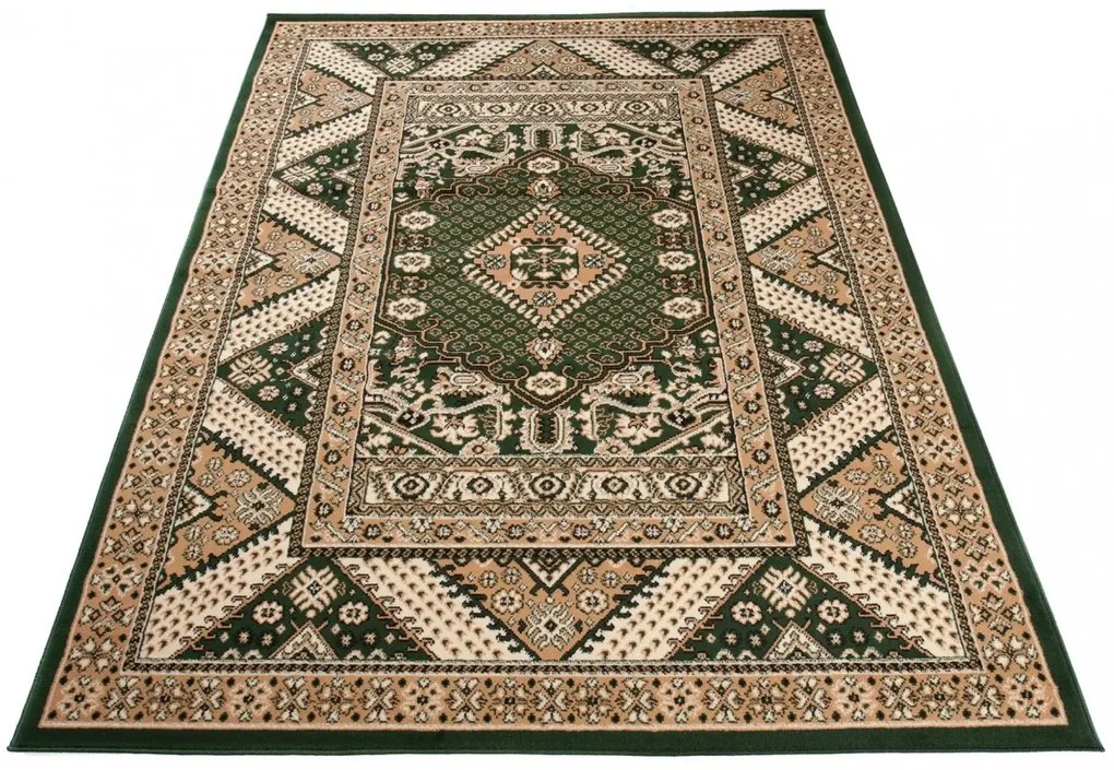 Zielony dywan orientalny E1-B72