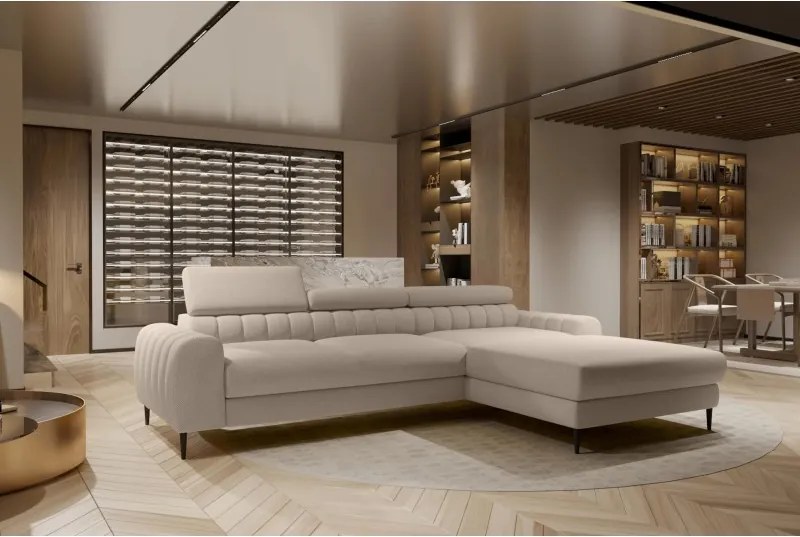 Narożnik NAVAS S z funkcją spania tkanina Promocyjna CURIO 11 WERSAL