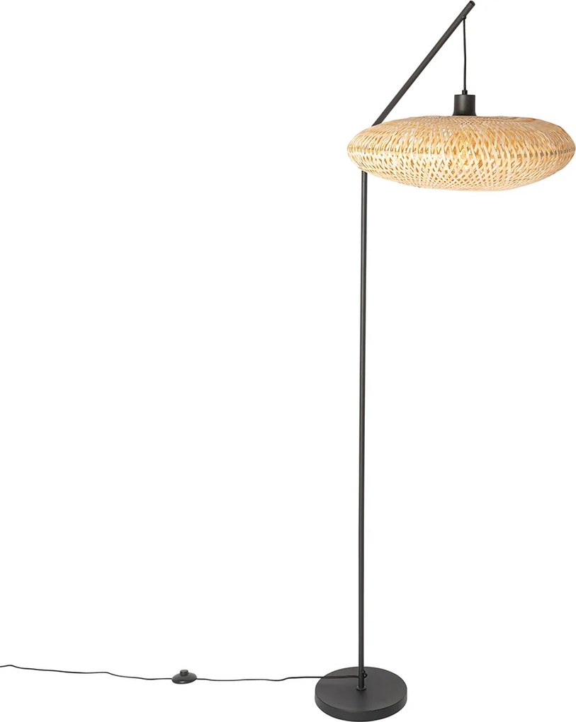 Orientalna lampa podłogowa bambusowa - Ostrava