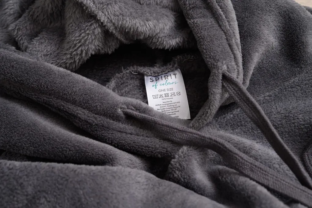 Koc bluza z rękawami i kapturem CHILL, męski Kolor: Ciemnoszary