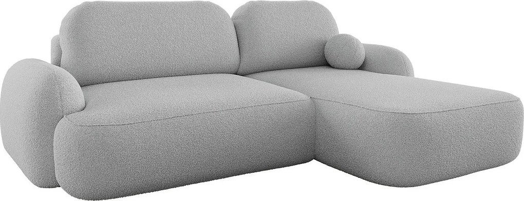 Narożnik BEDANTE MOLLY L prawy TERRA FROTTE 05 szary z funkcją spania Narożnik w kształcie litery L z miejscem do przechowywania