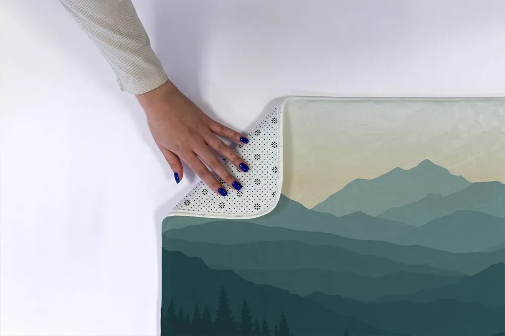 Dywanik antypoślizgowy do łazienki Dywanik antypoślizgowy do łazienki Góry i Las