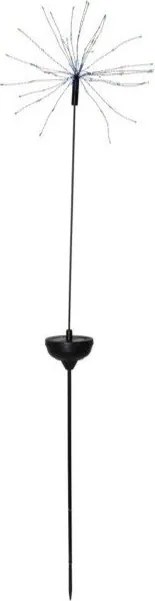 Ogrodowa lampa solarna LED z kolorowymi diodami Star Trading Firework, wys. 100 cm