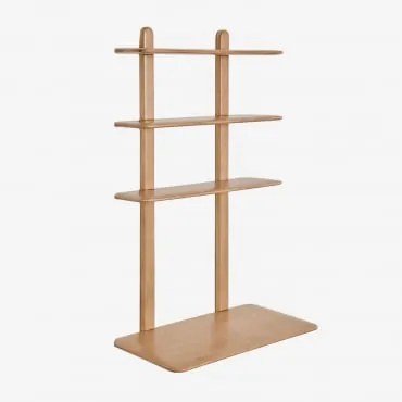 Biurko Z Półką Z Drewna Veleta Drewno Mango & ↔︎ 80 Cm - Sklum