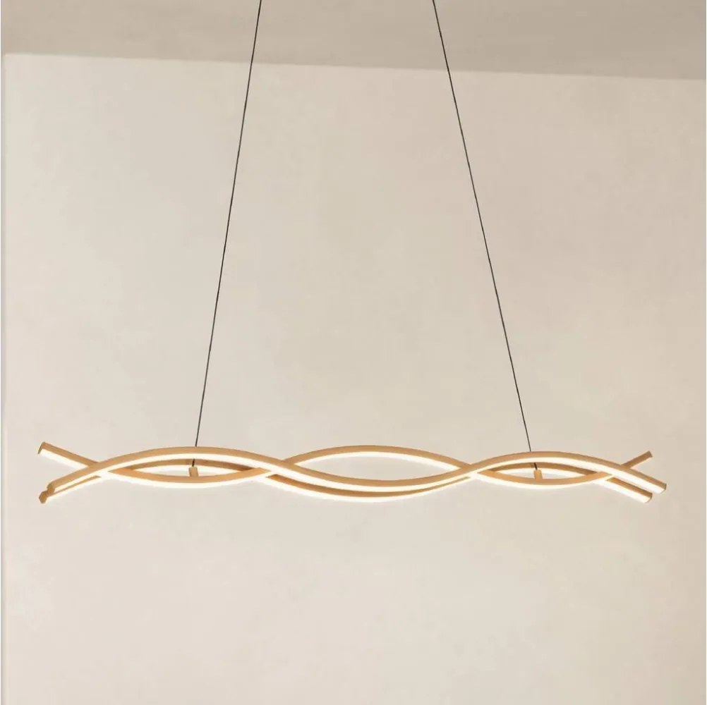 Eglo 901106 - LED Żyrandol na lince LASANA LED/35W/230V złoty