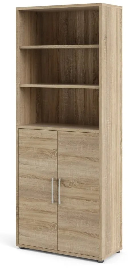 Regał modułowy w dekorze dębu 89x222 cm Prima – Tvilum