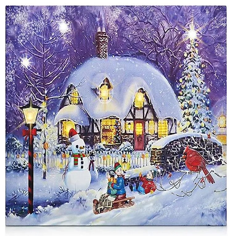 Markslöjd 704361 - LED Podświetlony obraz dekoracyjny CANVAS LED/0,18W/2xAA