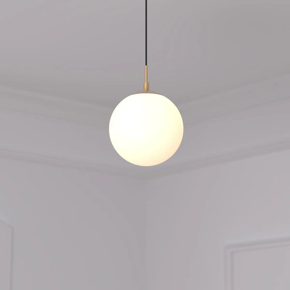 Okrągła lampa wisząca DRIS, kula, Ø 20 cm