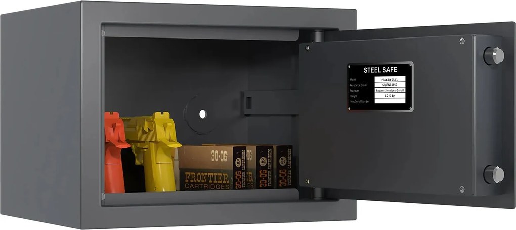 Sejf meblowy PRAKTIK 25 EL, elektroniczny S1, 250 × 350 × 280 mm, 17 l