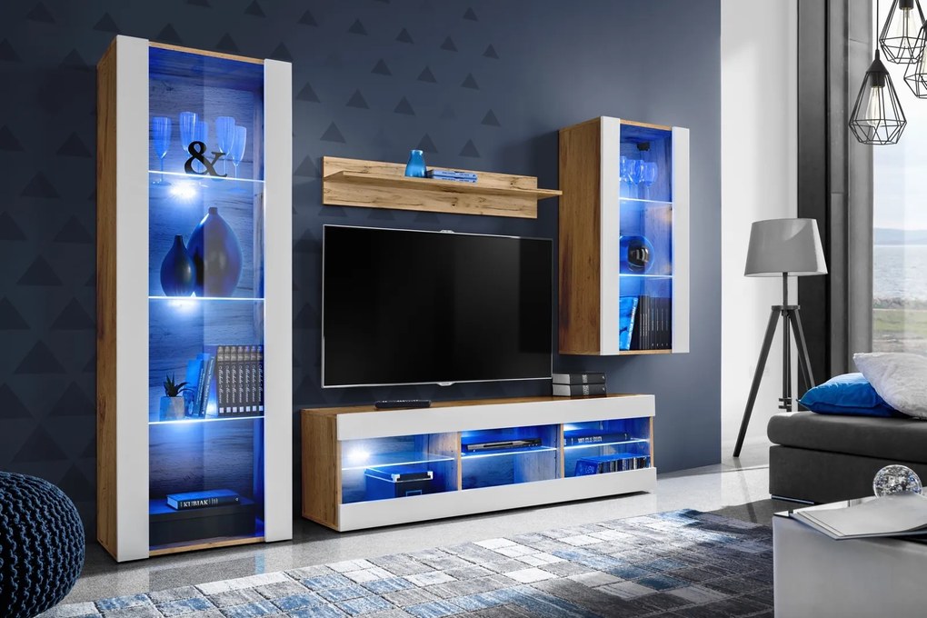 Nowoczesna meblościanka do salonu Open Set 4