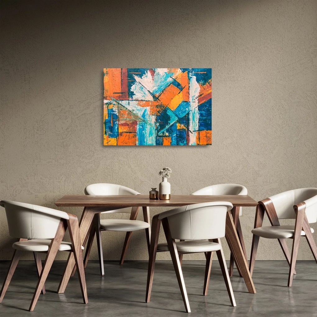 Obraz na szkle - Abstrakcja (70x50 cm)