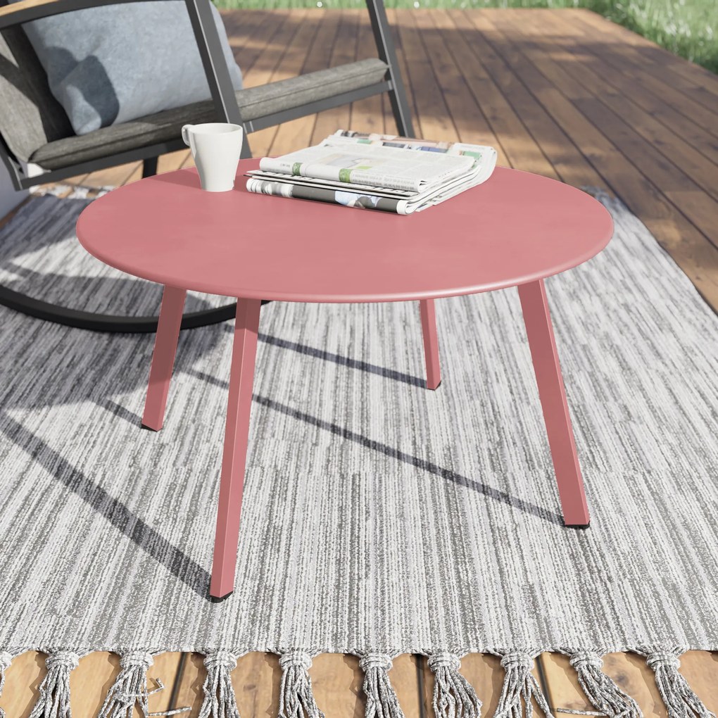 Stolik ogrodowy Olivier 70 cm róż PATIO