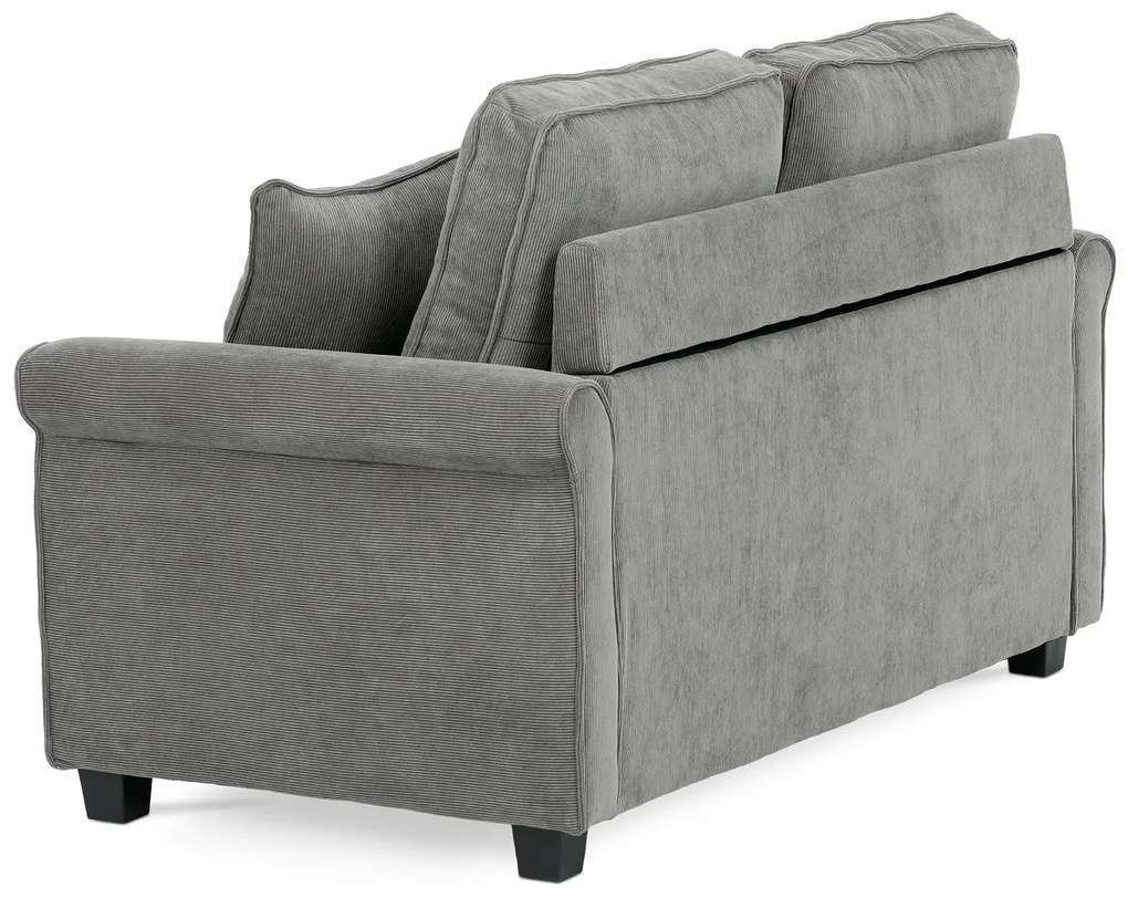 Dwuosobowa sofa ASB-4170 GREY2, manżestrowa, szara