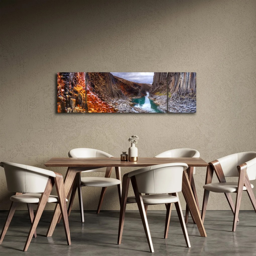 Obraz - Kanion Studlagil (170x50 cm)