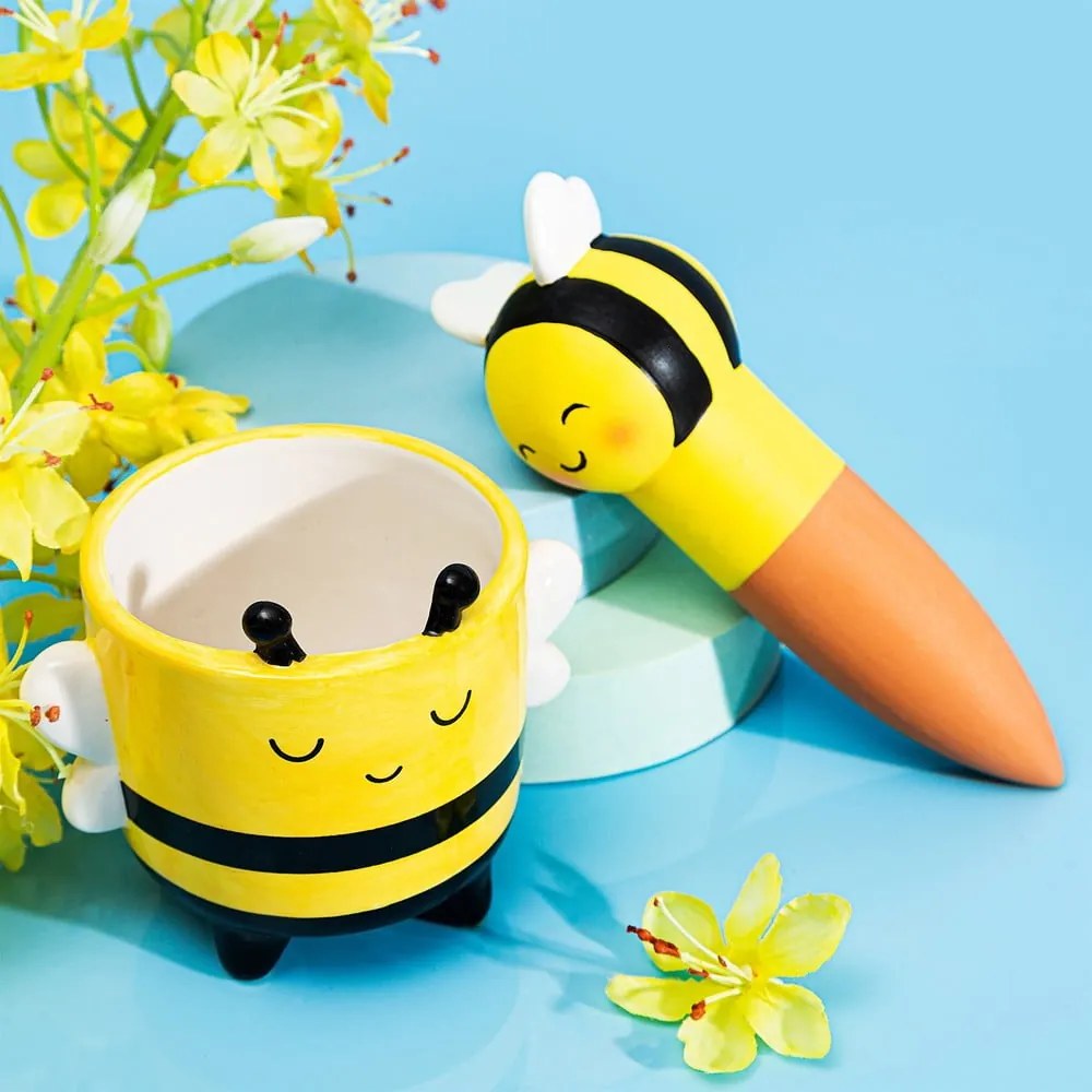Terakotowa kula nawadniająca Bee – Sass &amp; Belle