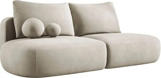 Sofa BABU Kanapa z funkcja spania i pojemnikiem w tkaninie CLOUD 03 kolor BEŻOWY