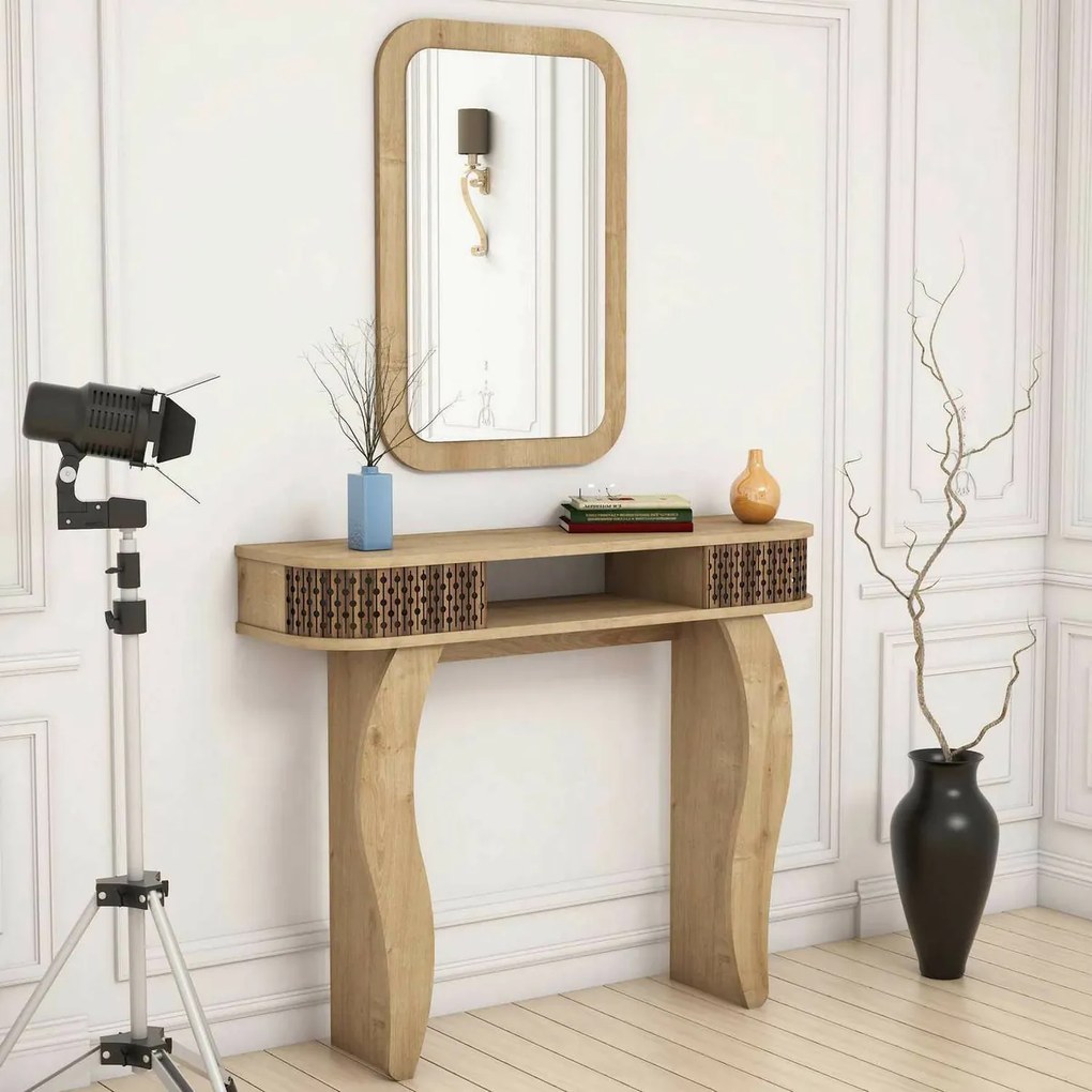 Stolik dekoracyjny Damla Oak