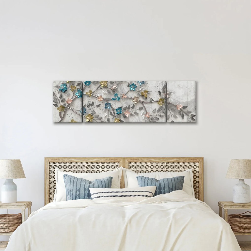Obraz - Na gałęzi - abstrakcja (170x50 cm)