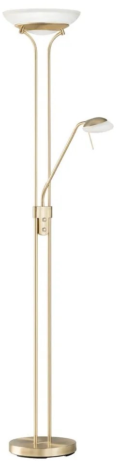 Lampa stojąca LED ze ściemniaczem w kolorze złota (wysokość 182 cm) Pool – Fischer &amp; Honsel