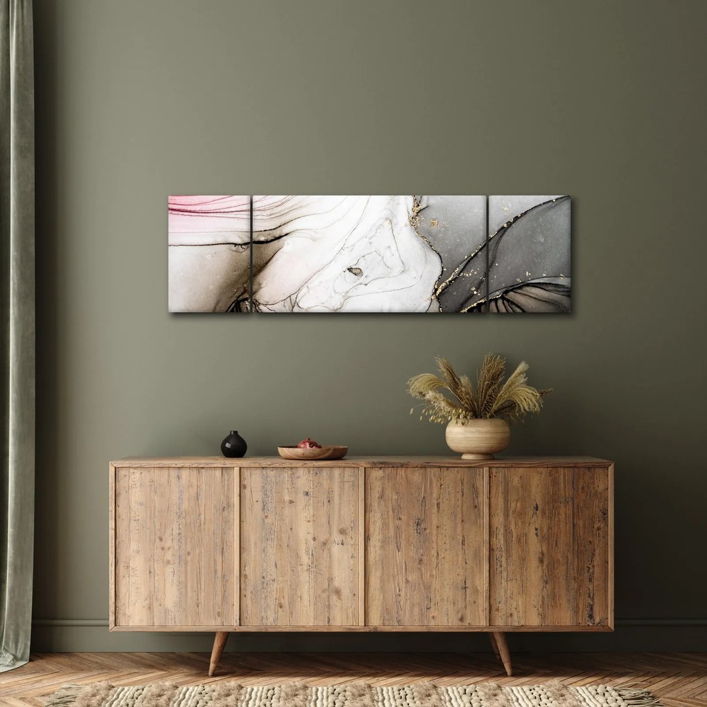 Obraz - Atrament marmurkowy (170x50 cm)