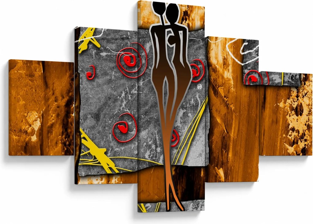 Obraz starożytnego obrazu (125x70 cm)