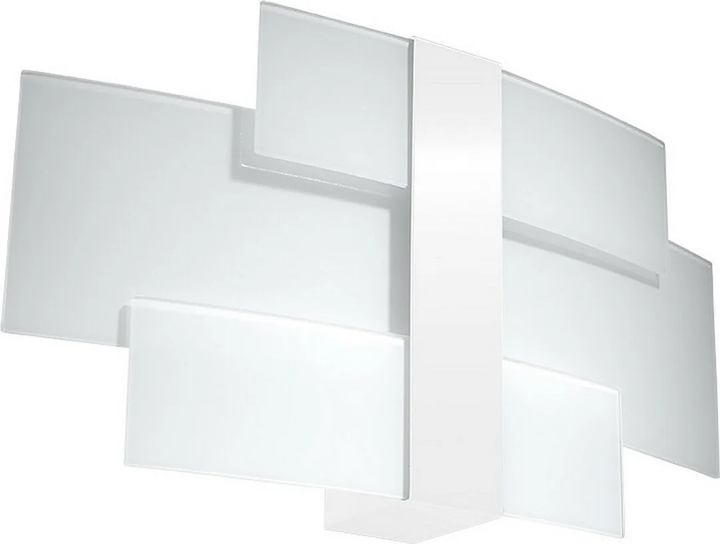 Kinkiet CELIA szklany biały