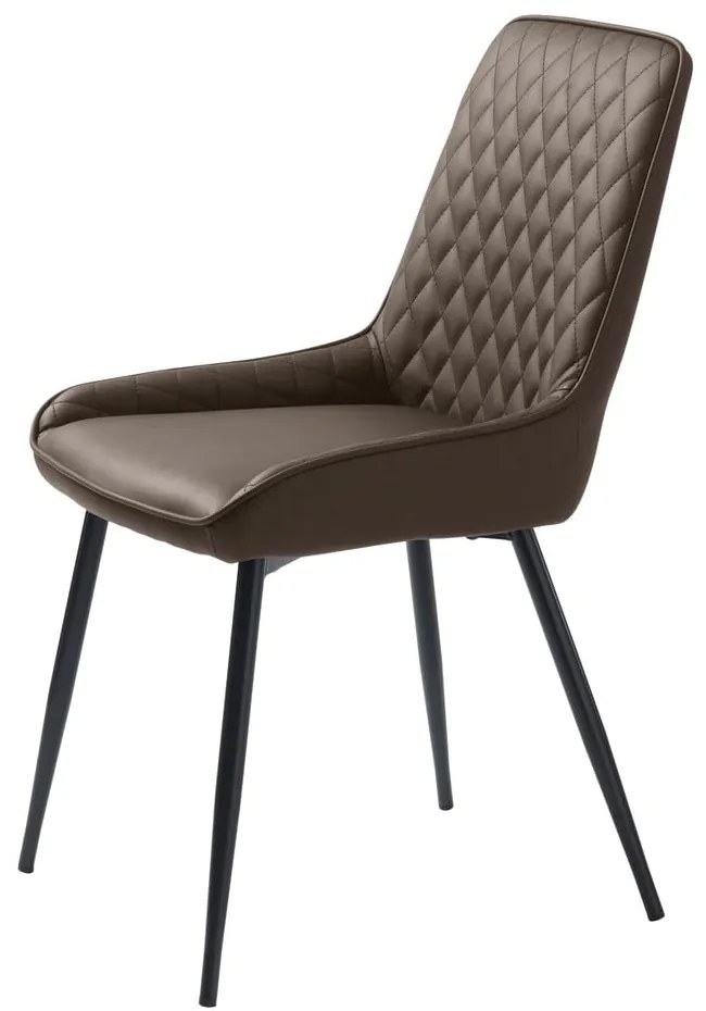 Ciemnobrązowe krzesło Milton – Unique Furniture