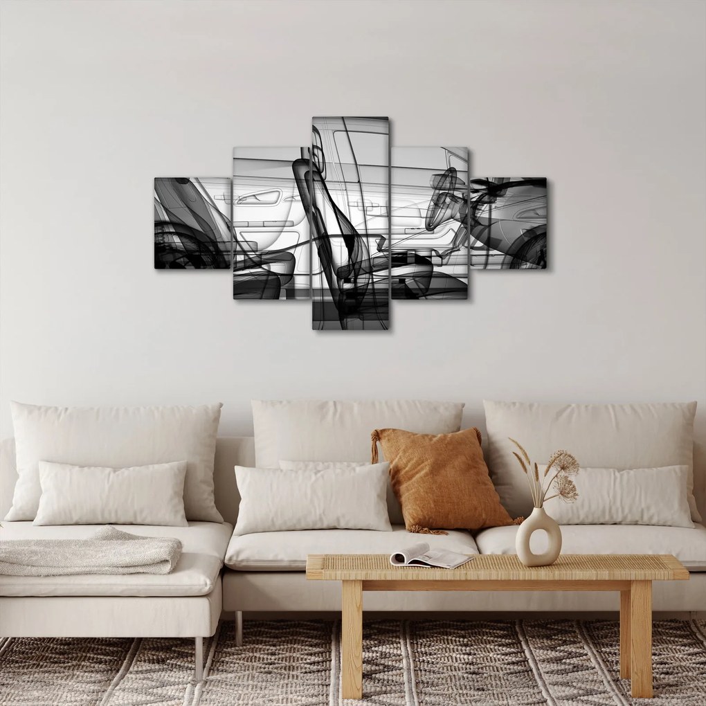 Obraz - Model samochodu 3D (125x70 cm)