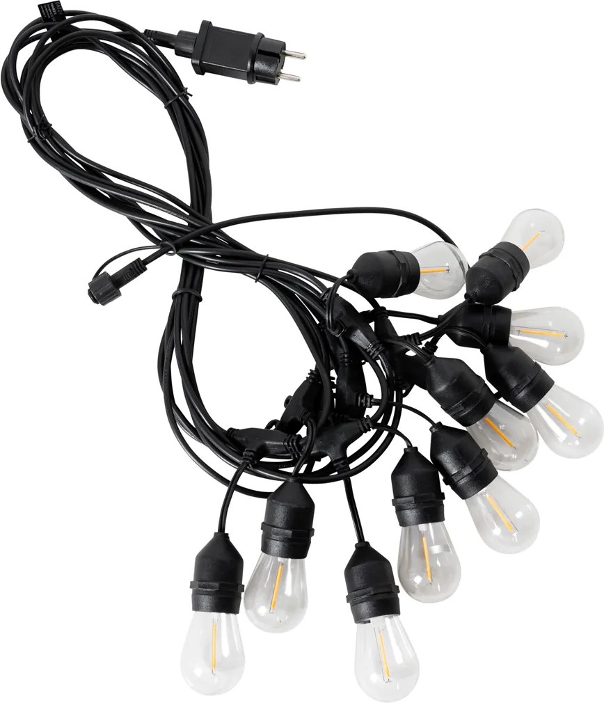 Lampki choinkowe LED 10 metrów 10 świateł jasne IP44 - Chill