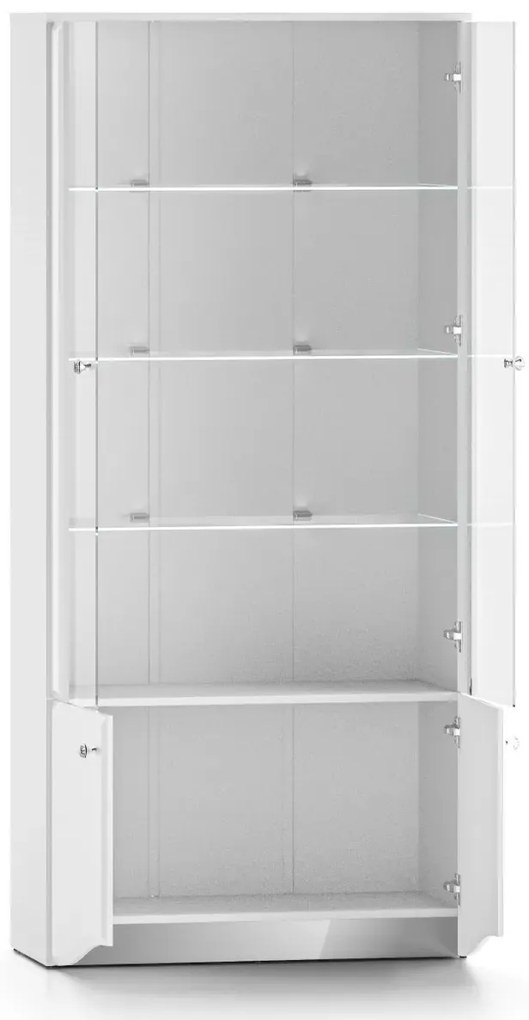 Witryna BLANC 01 2D biały połysk ML MEBLE
