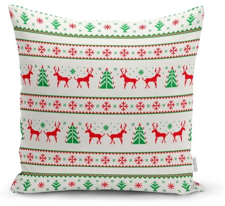 Zestaw 4 świątecznych poszewek na poduszki i bieżnika Minimalist Cushion Covers Nordic Knit