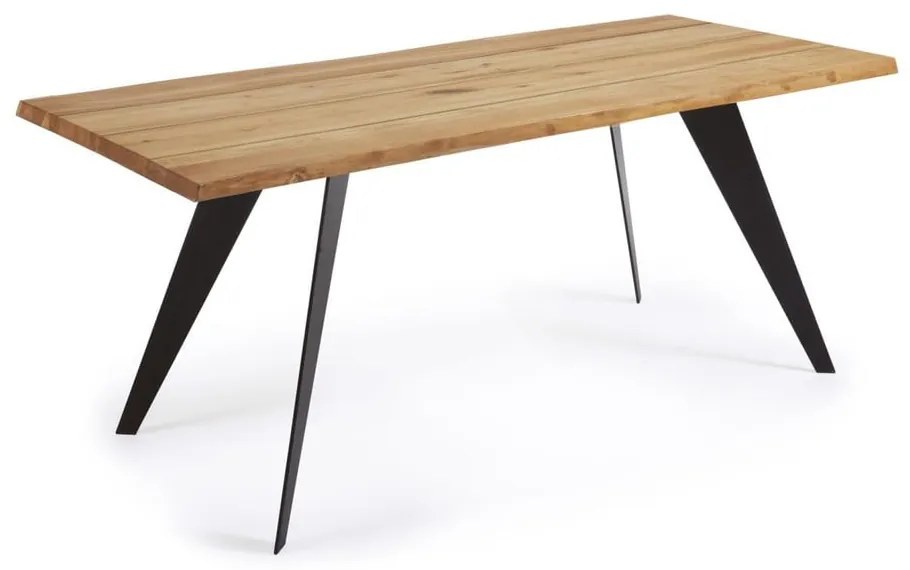 Stół z blatem w dekorze dębu 90x160 cm Koda – Kave Home