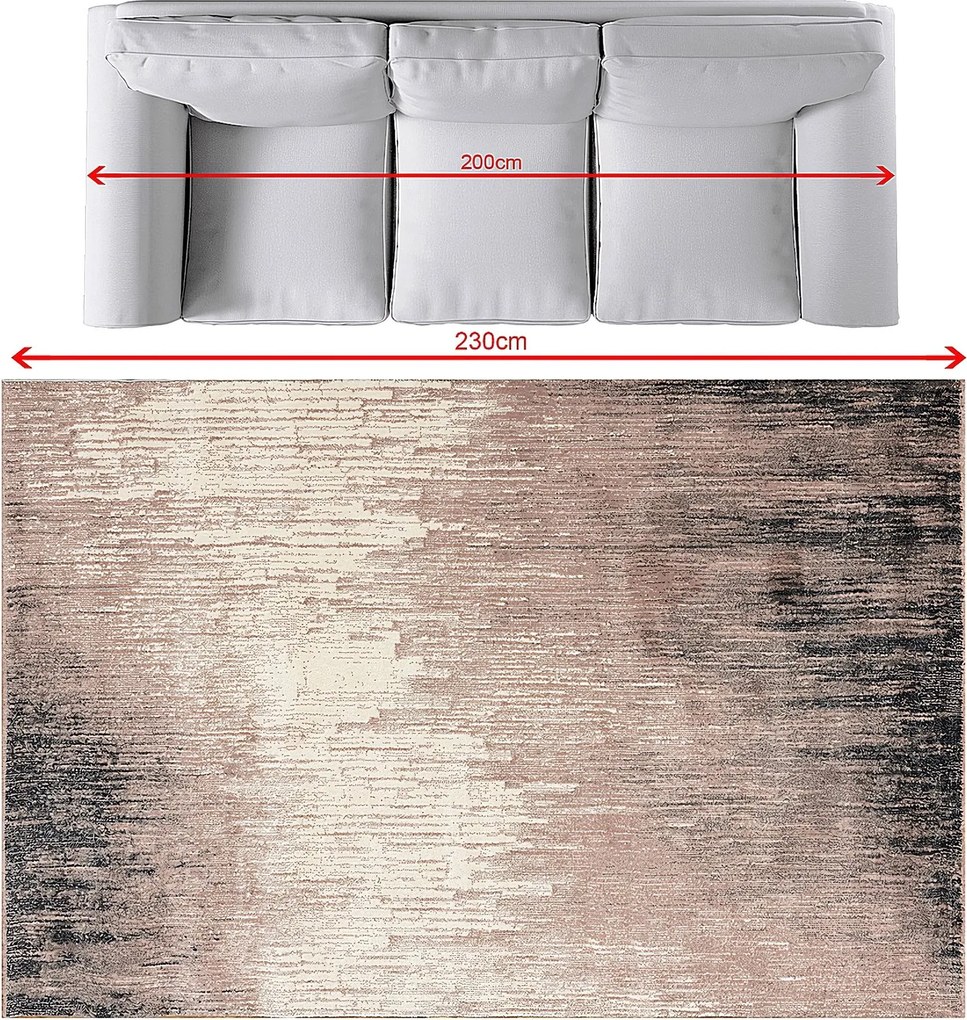 Dywan Sevilla dusty rose/paper white 160x230cm