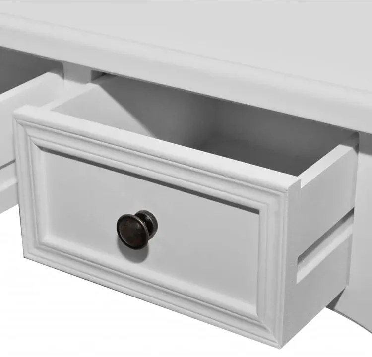 Biała konsola z 3 szufladami A7-S78