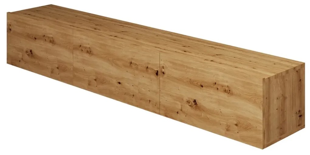 Szafka RTV GABI 180cm dąb artisan wisząca KOCOT MEBLE