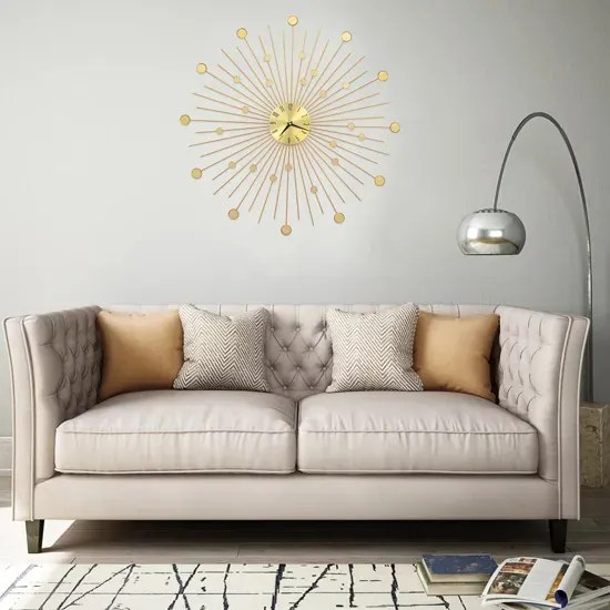 Okrągły nowoczesny zegar wiszący 70 cm P0-R26