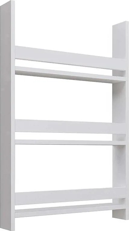 Regał na książki – 60x90x10 cm – Biały – MDF