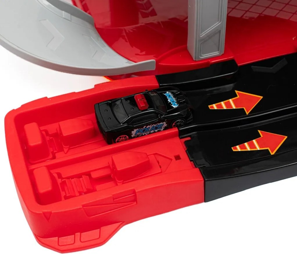 Baby Mix Garaż dla dzieci z helikopterem, 60 x 33 x 29 cm