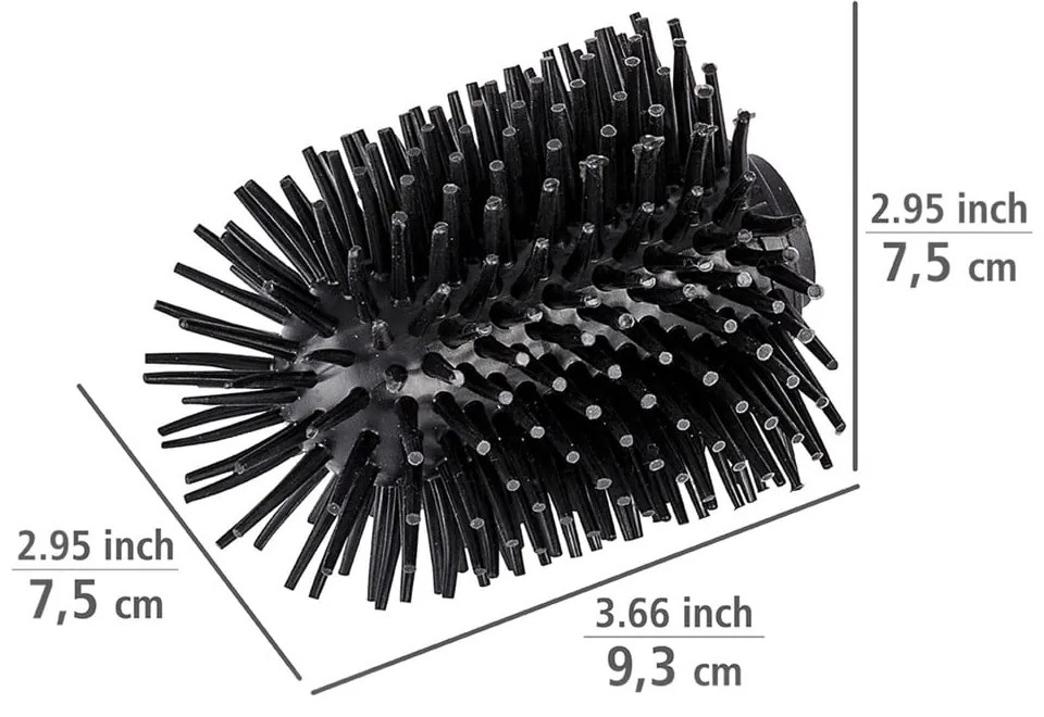 Wymienna silikonowa głowica szczotki do WC Wenko, ø 7,5 cm