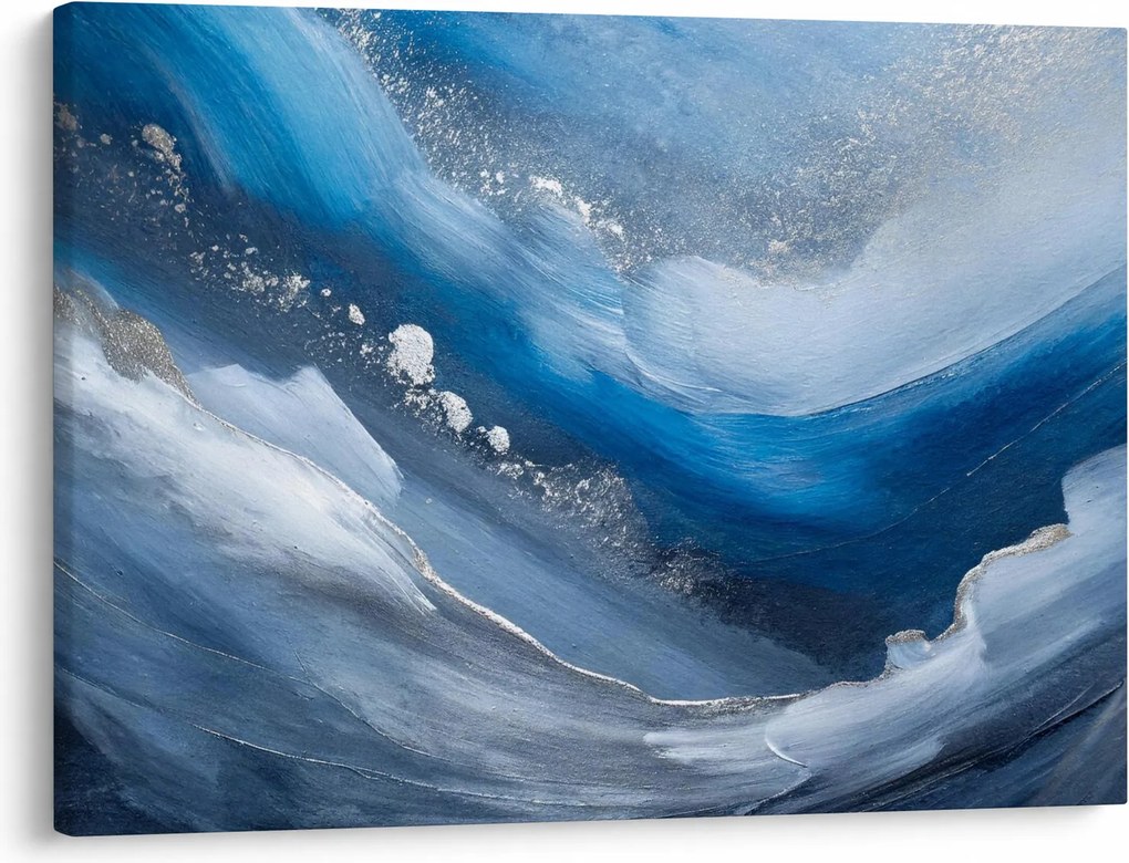 Obraz - Abstrakcja oceanu (70x50 cm)