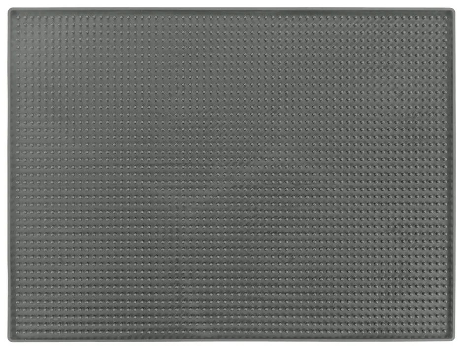 Szara gumowa podkładka do naczyń 40x30 cm Maxi – Wenko