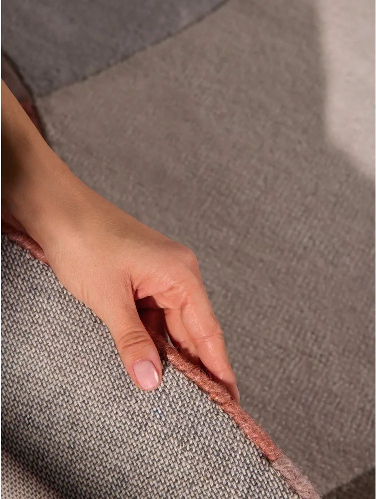 Beżowy wełniany okrągły dywan tkany ręcznie ø 200 cm Hackney Clarissa – Ted Baker