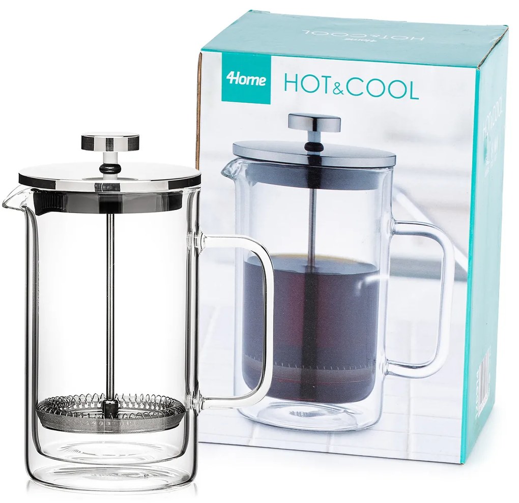 4Home Termiczny french press Hot&Cool 600 ml