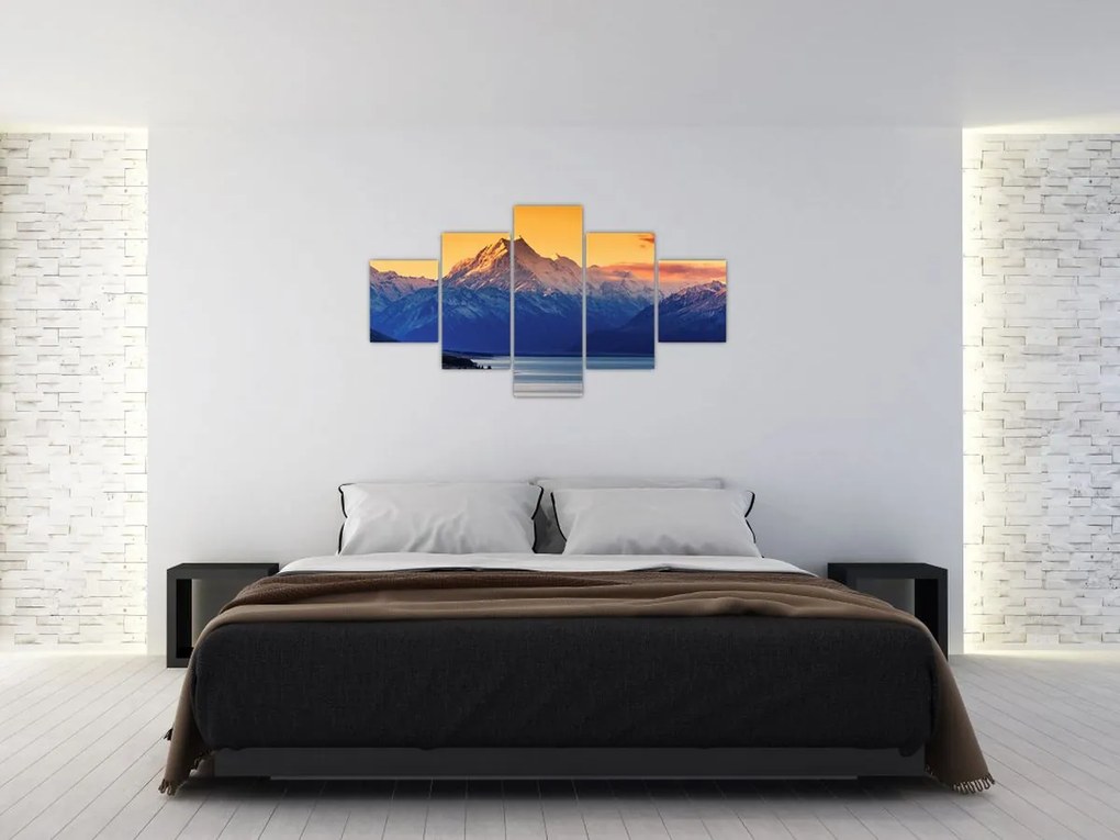Obraz - Jezioro Pukaki (125x70 cm)