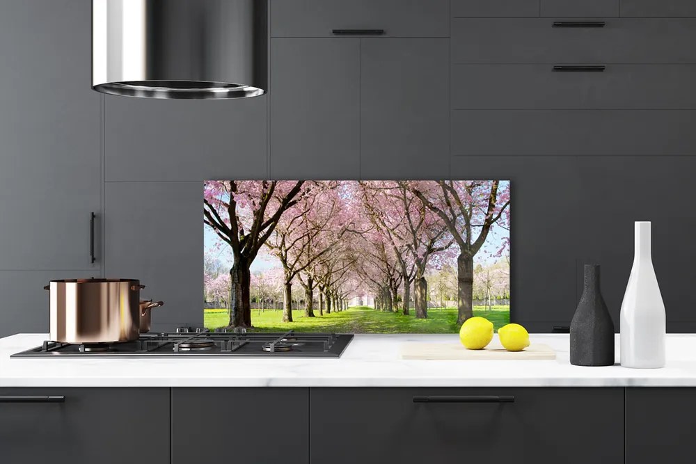 Panel Szklany Aleja w Cieniu Drzew