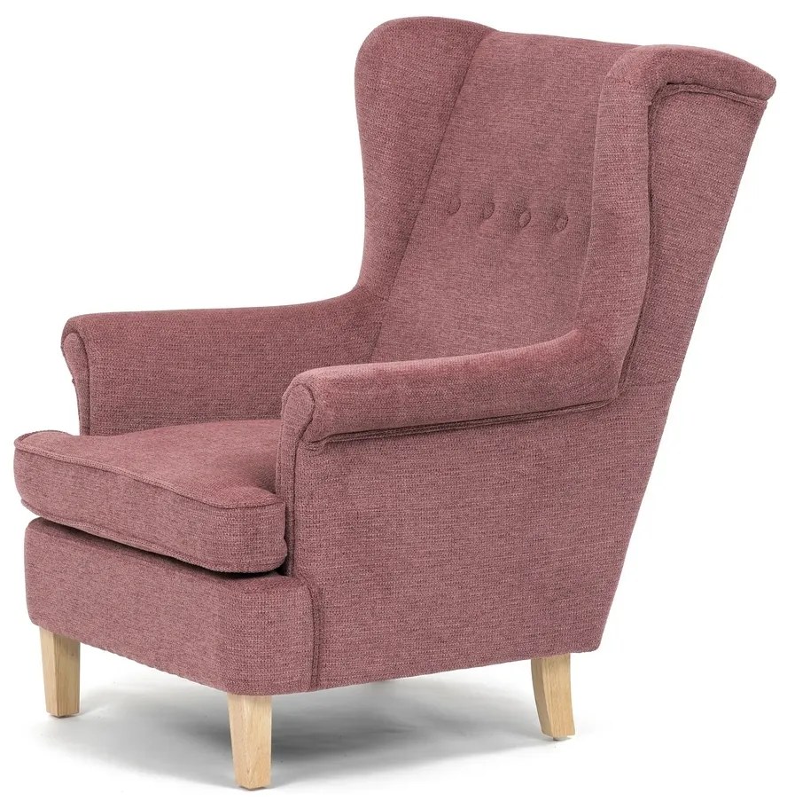 Fotel na uszach PINK2, różowy