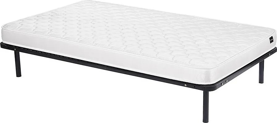 Zestaw rama listewkowa + materac piankowy DANAE YSMÉE - 15 cm grubości - 90 x 190 cm