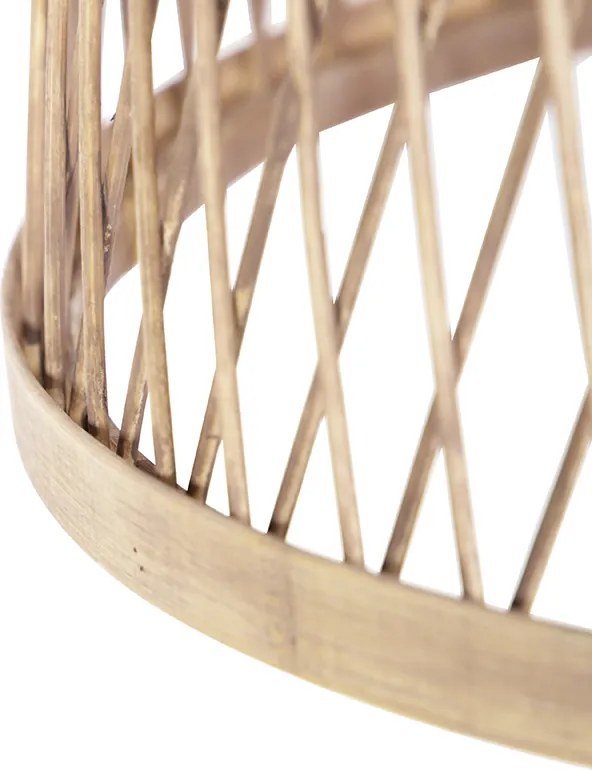 Rustykalna lampa wisząca z rattanu - Calamus